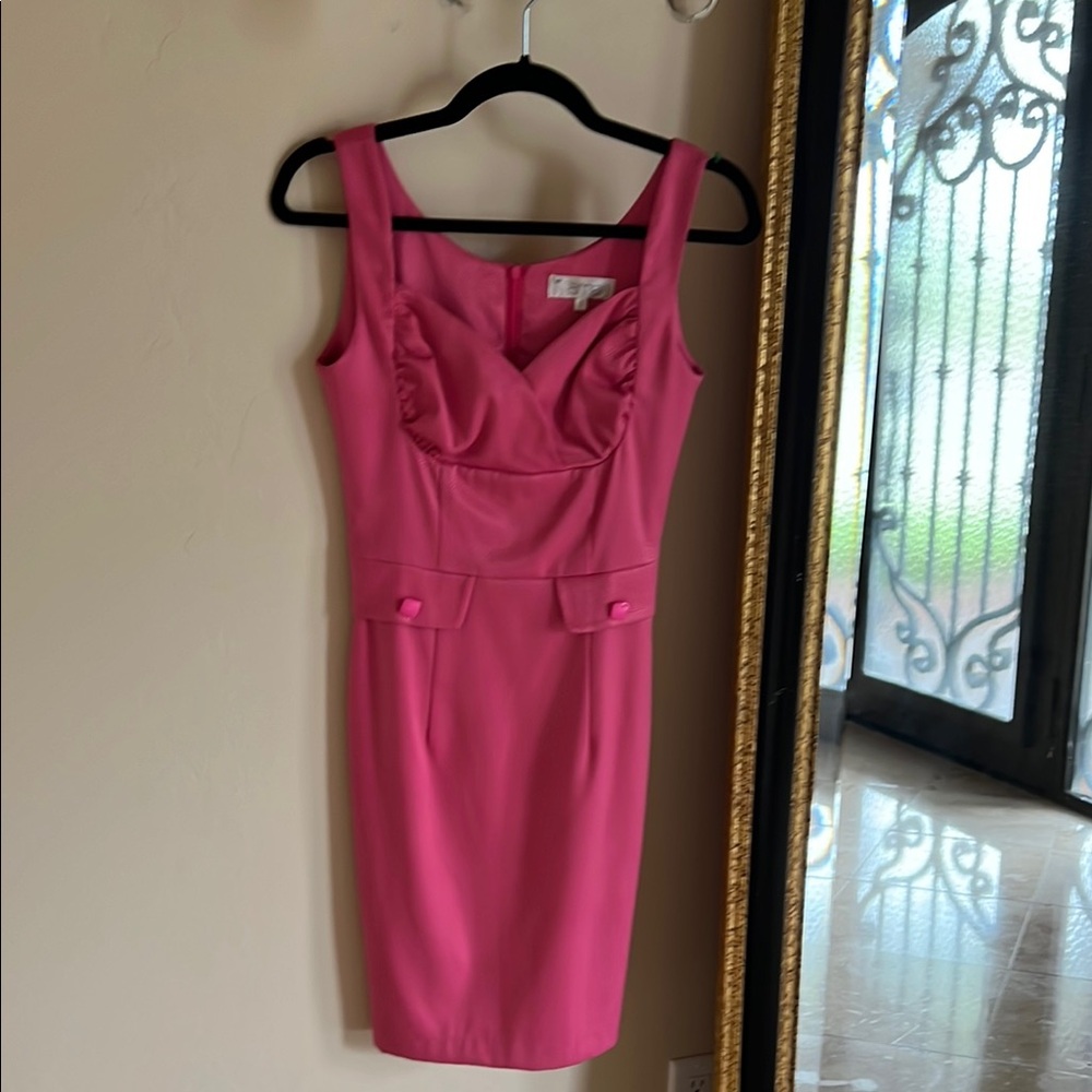 T’ Ameril Elegant Pink Sleeveless Dress